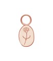 Carnation Birth Flower Silver Charms CH-335